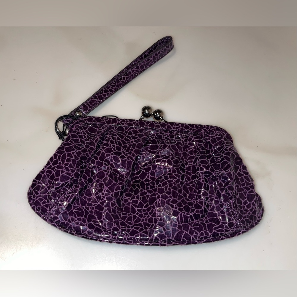 THE LIMITED Purple Wristlet Clutch